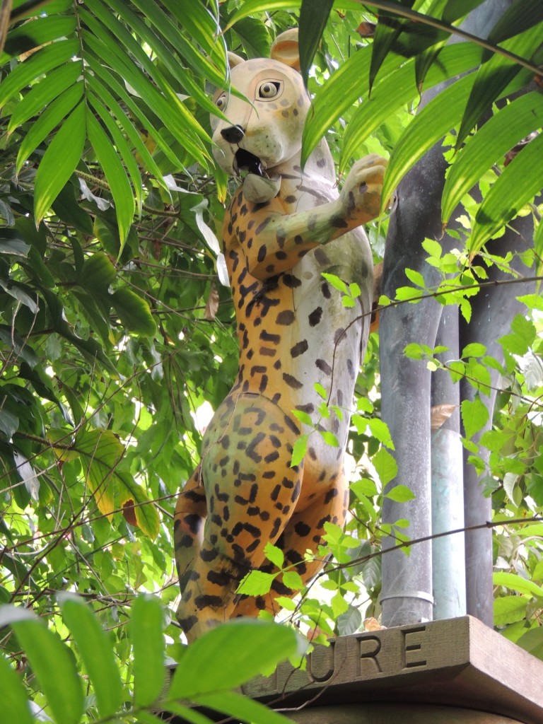 Eden Project Leopard Statue